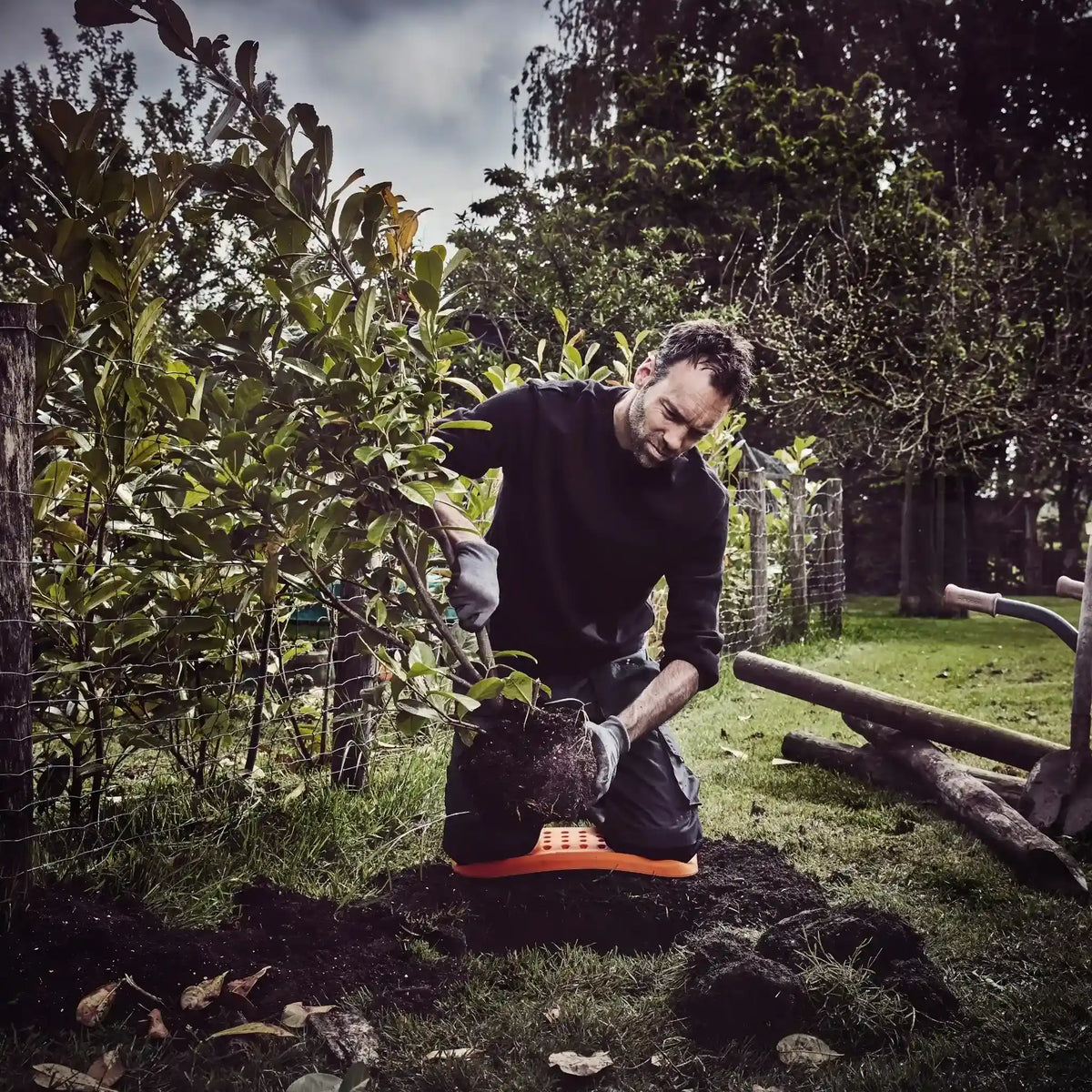 The FENTO Board is versatile, e.g. also suitable for planting new trees
