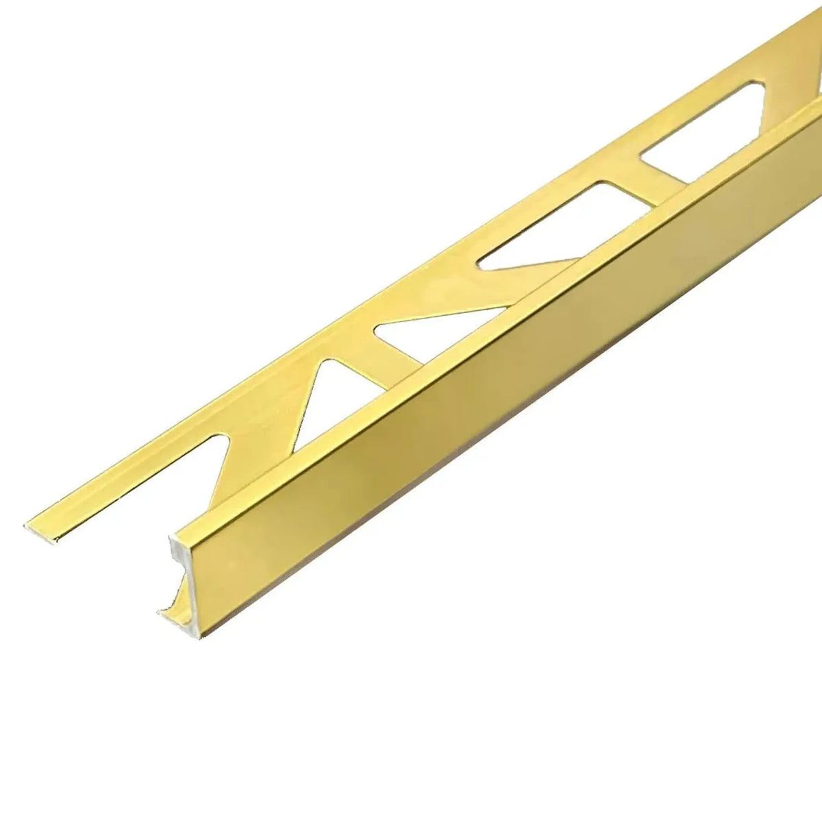 Nahaufnahme des DURAL Winkelprofils aus gold eloxiertem Aluminium in glänzender Optik und mit Dreieckstanzung #A0005184
#A0005185
#A0005186
#A0005187