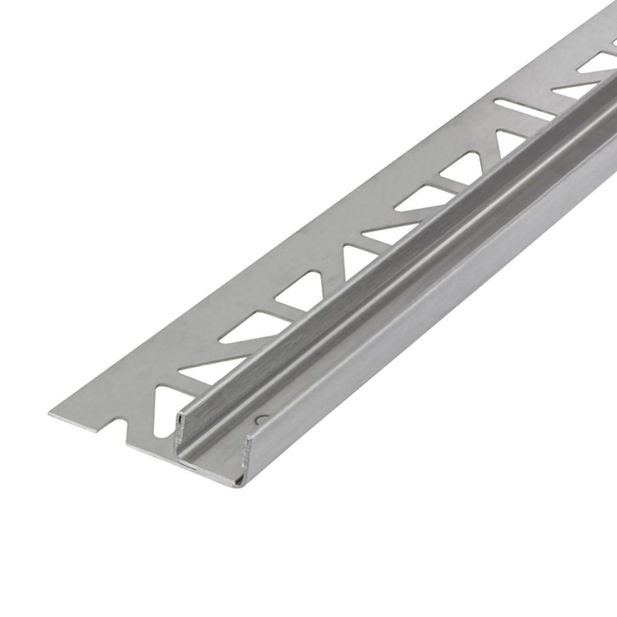 Close-up of the DURAL U profile for Glas with punched leg