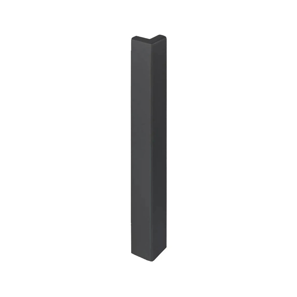 120 mm Außenecke Balkonwinkelprofil T-Form in Schwarz. RAL 7016 #A0003222