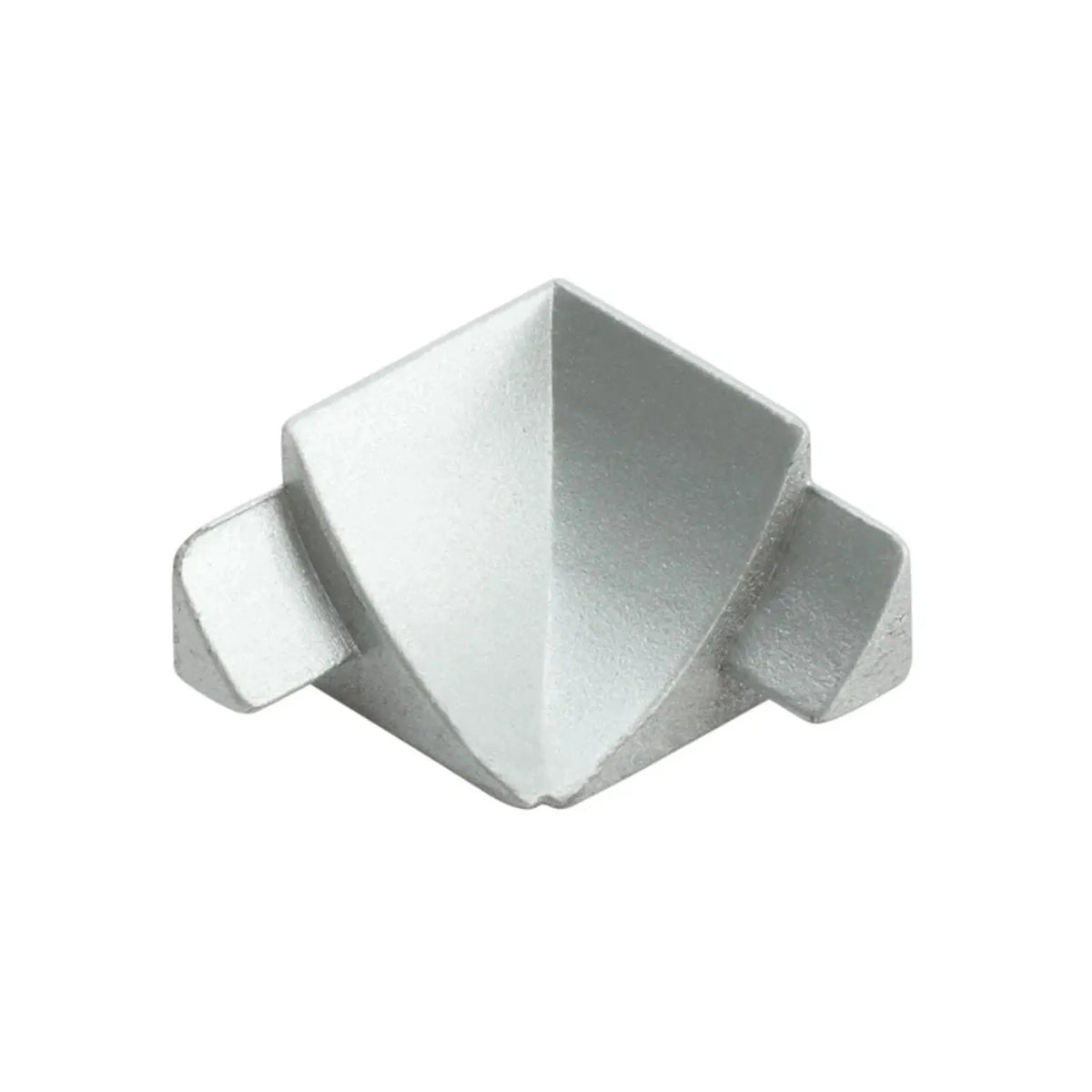 Detailaufnahme der silber eloxierten Innenecke Wandanschlussprofil T-COVE #A0004263
#A0004264
#A0004265