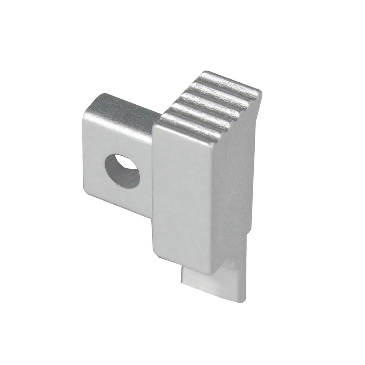 Embout droit argent mat pour nez de marche Squarestep en aluminium #FR0004652
#FR0004659
#FR0004666