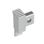 Embout gauche argent mat pour nez de marche Squarestep en aluminium #FR0004651
#FR0004658
#FR0004665
