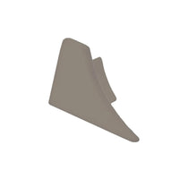 Embout gauche Profilé de raccordement mural T-COVE en aluminium titane #FR0002192
#FR0002200
#FR0002207