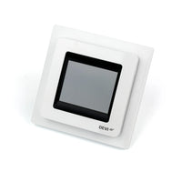 Weißes Thermostat für beheizte Räume mit Touchfunktion #A0005298
