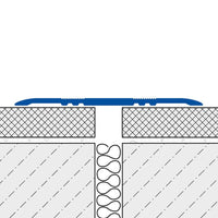 Dessin du profilé de recouvrement non percé avec surface striée #FR0002922 #FR0002926 #FR0002930 #FR0002934