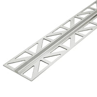 Profilé pour joint de dilatation Dural en aluminium avec insert EPDM gris