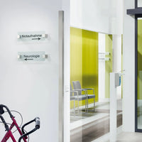Ambientebild Eckschutzwinkel an einer Tür in einem Krankenhaus verbaut #A0001255 #A0001257 #A0001259 #A0001261