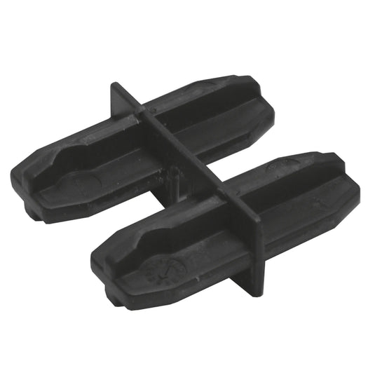 Connecteur noir pour le rail de support Flexibal Pro pour plots