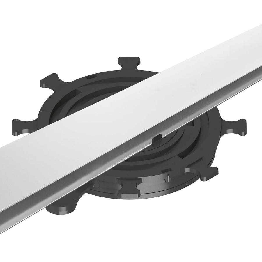 Stelzlager flach aus schwarzem PVC für Schienensystem Flexibal Pro
#FR0005238
#FR0005239