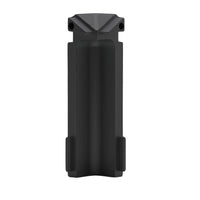 Nahaufnahme der anthraziten Innenecke Balkonwikelprofil Tropfkante mit 60 mm Blende #A0003302 #FR0003302
