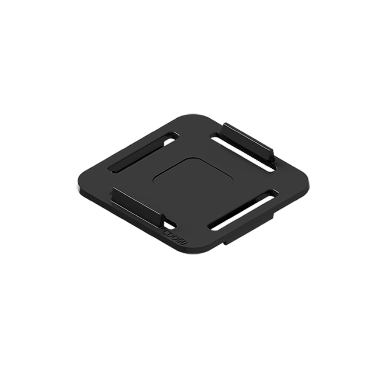 Kreuzverbinder aus schwarzem PVC für Schienensystem Stelzlager Pro
