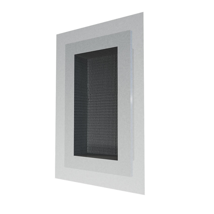 Logement latéral de la niche murale pouvant être carrelé PRO 400 x 200 x 87 mm avec voile d'étanchéité #FR0004999
