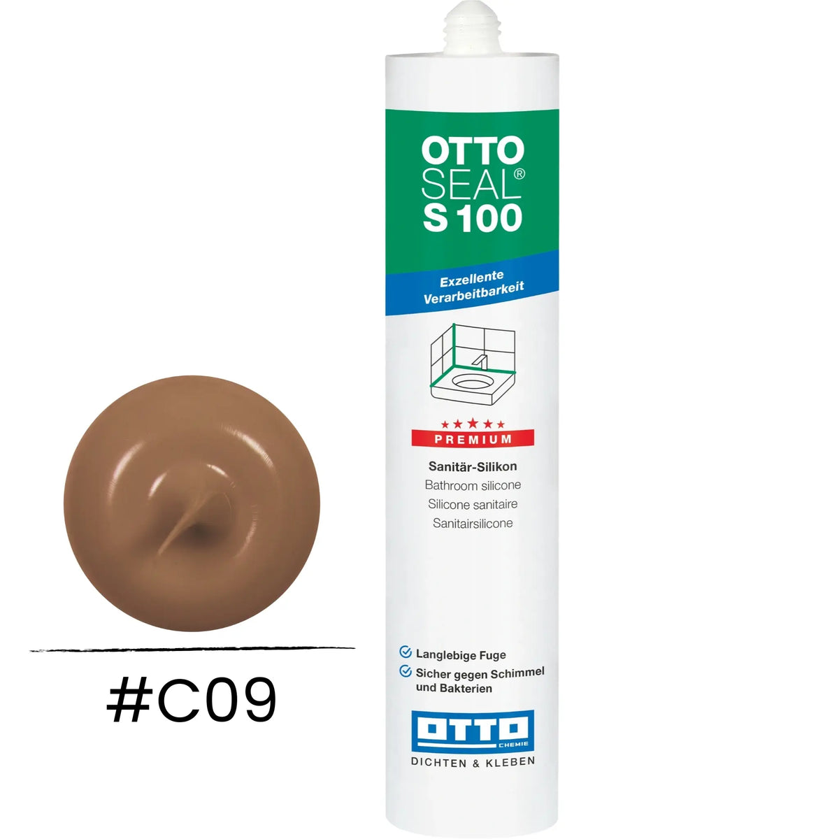 Produktbild OTTOSEAL S 100 Premium-Sanitär-Silikon caramel C09
#A0005484
