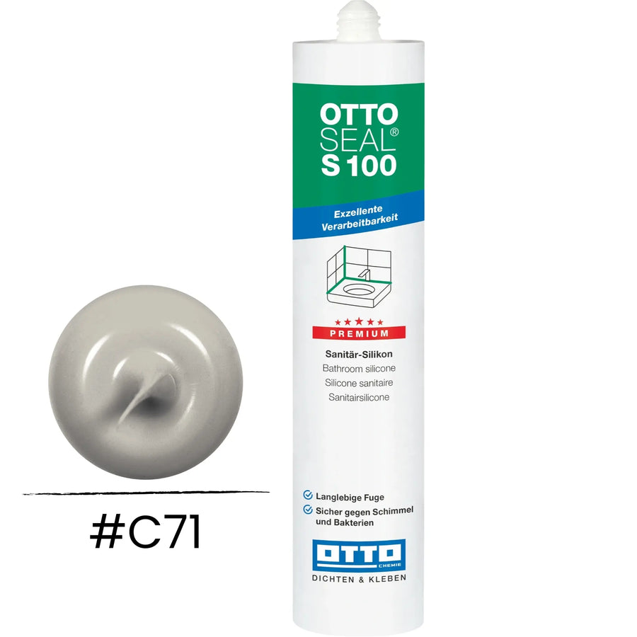 Produktbild OTTOSEAL S 100 Premium-Sanitär-Silikon fugengrau C71
#A0005496

