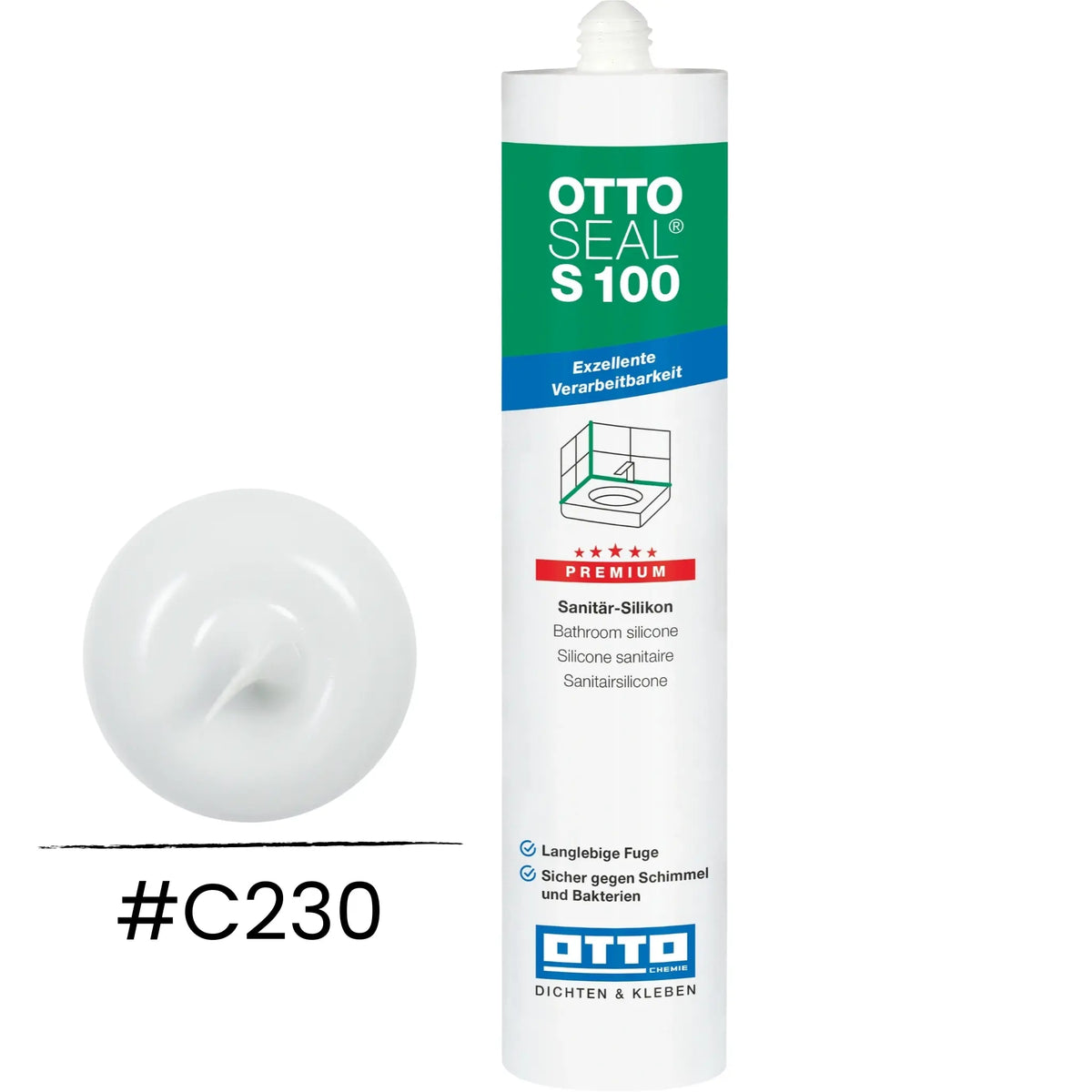 Produktbild OTTOSEAL S 100 Premium-Sanitär-Silikon nebel C230
#A0005492
