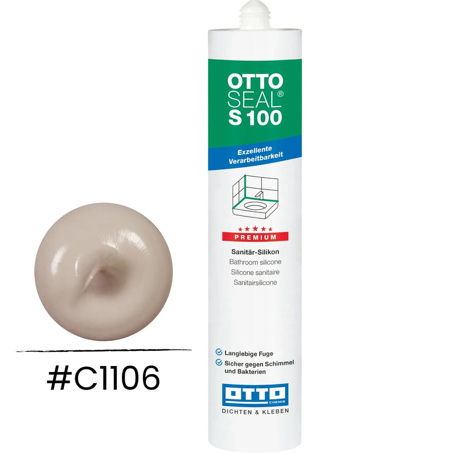 Produktbild OTTOSEAL S 100 Premium-Sanitär-Silikon strandbeige C1106
 #A0005489
