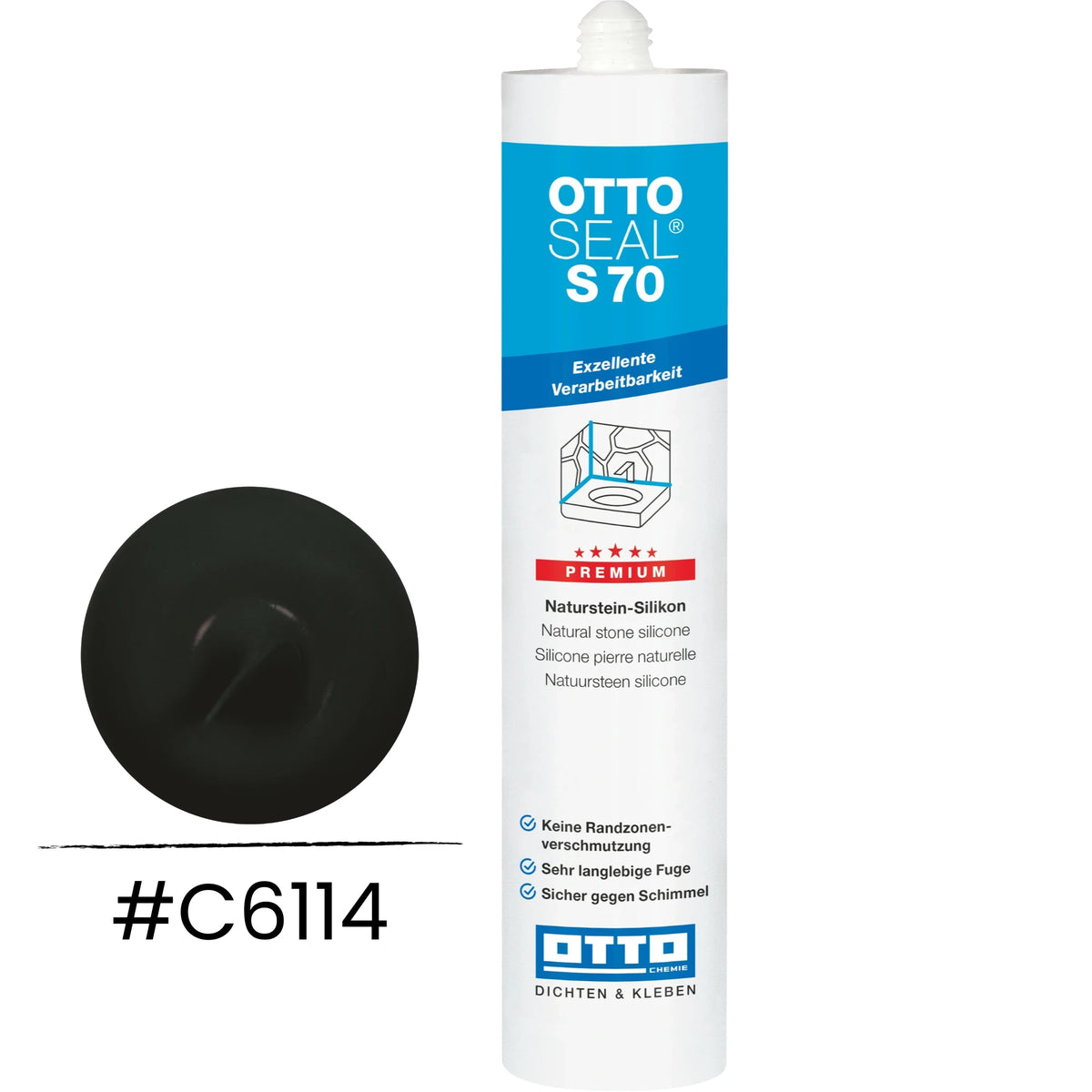 Produktbild OTTOSEAL S 70 – Marmor und Naturstein matt schwarz C6114
#A0005474
