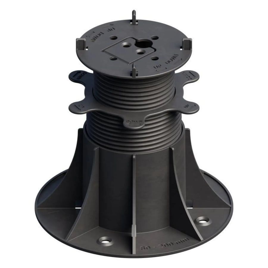 Stelzlager OSL-C höhenverstellbar aus dunklem PVC
#A0005388