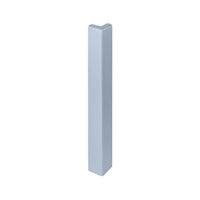 Angle extérieur pour profilés d'angle de balcon en T gris platine 120mm #FR0003242
