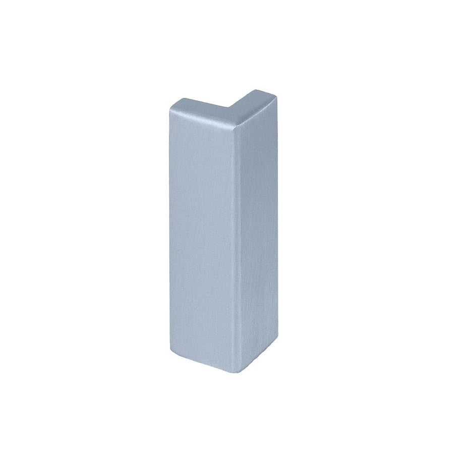 Angle extérieur pour profilés d'angle de balcon en T gris platine 40mm #FR0003250