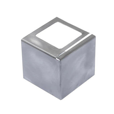 Pièce d'angle pour profilé en inox balcon en forme de L