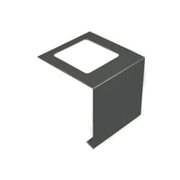Raccord profilé pour balcon en forme de L en aluminium anthracite. Un côté poinçonné, un côté coudé #FR0003420
#FR0003422
#FR0003424