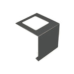 Raccord profilé pour balcon en forme de L en aluminium anthracite. Un côté poinçonné, un côté coudé #FR0003420
#FR0003422
#FR0003424