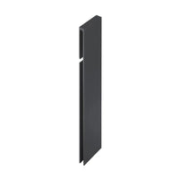 Prise de vue rapprochée connecteur profilé angulaire de balcon en T anthracite 100 mm #FR0003218