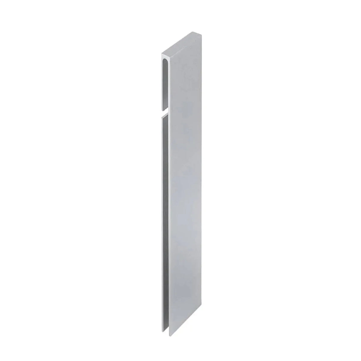 Prise de vue rapprochée Connecteur profilé angulaire de balcon en T argenté 120 mm #FR0003281