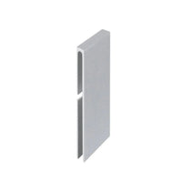 Prise de vue rapprochée connecteur profilé angulaire de balcon en T argenté 40 mm #FR0003289