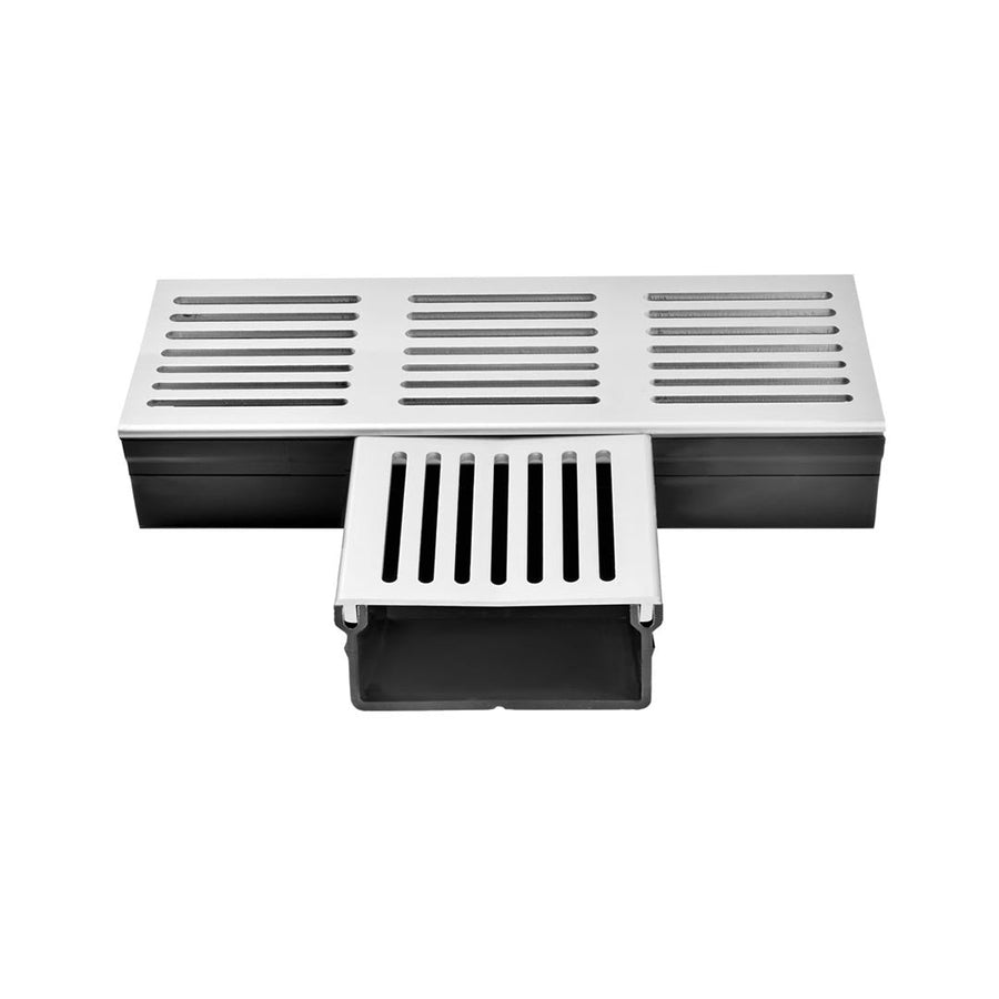 Gros plan sur le Té large et plat UD Pro 100 avec grille argentée #FR0003384
