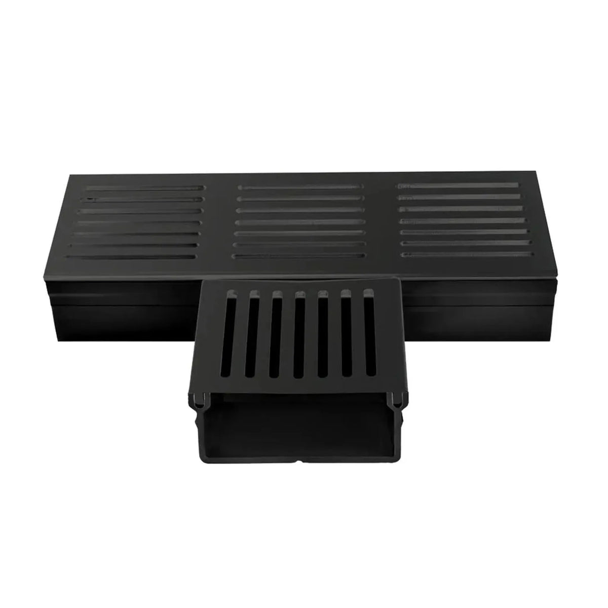 Gros plan sur le Té étroit et haut UD Pro 65 avec grille noire #FR0003390