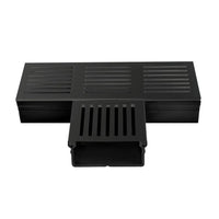 Gros plan sur le Té étroit et haut UD Pro 65 avec grille noire #FR0003390
