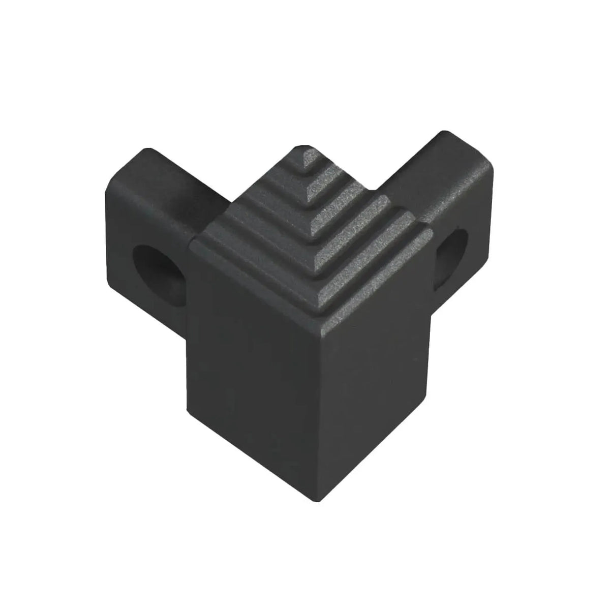 Angle extérieur noir pour profilé de marche Squarestep avec rainures en haut #FR0005045
#FR0005049
#FR0005053