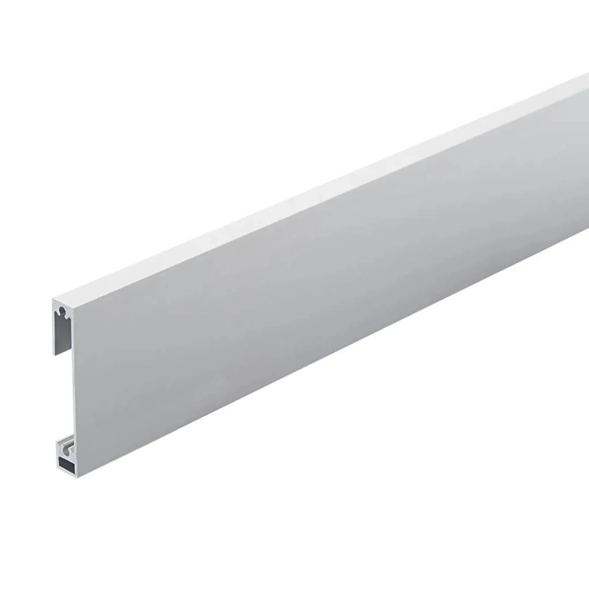 Plinthe argent mat à section rectangulaire #FR0003892 #FR0002795