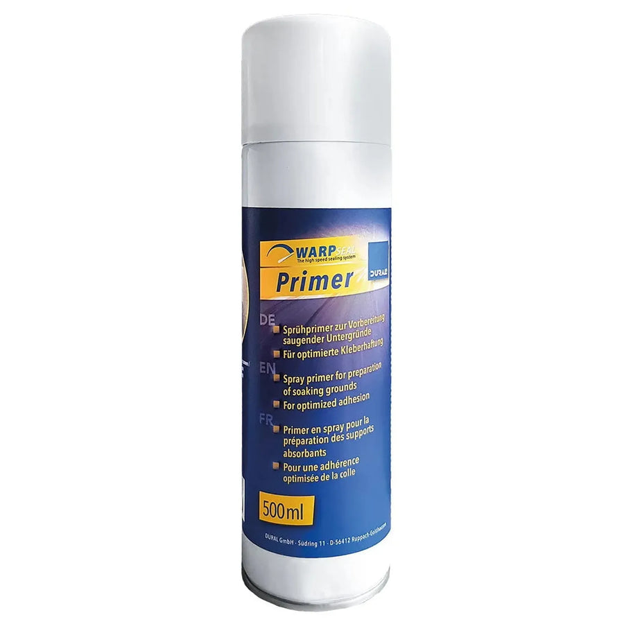 Boîte blanche de primaire en spray WS de la marque DURAL avec étiquette