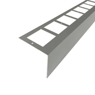 L-shaped aluminium balcony tile edge trim