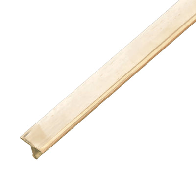 T-shaped brass threshold strip