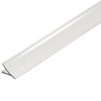Profilé de raccordement mural T-COVE étroit et arrondi aluminium thermolaqué blanc avec aspect brillant #FR0002209
#FR0002215
#FR0002223