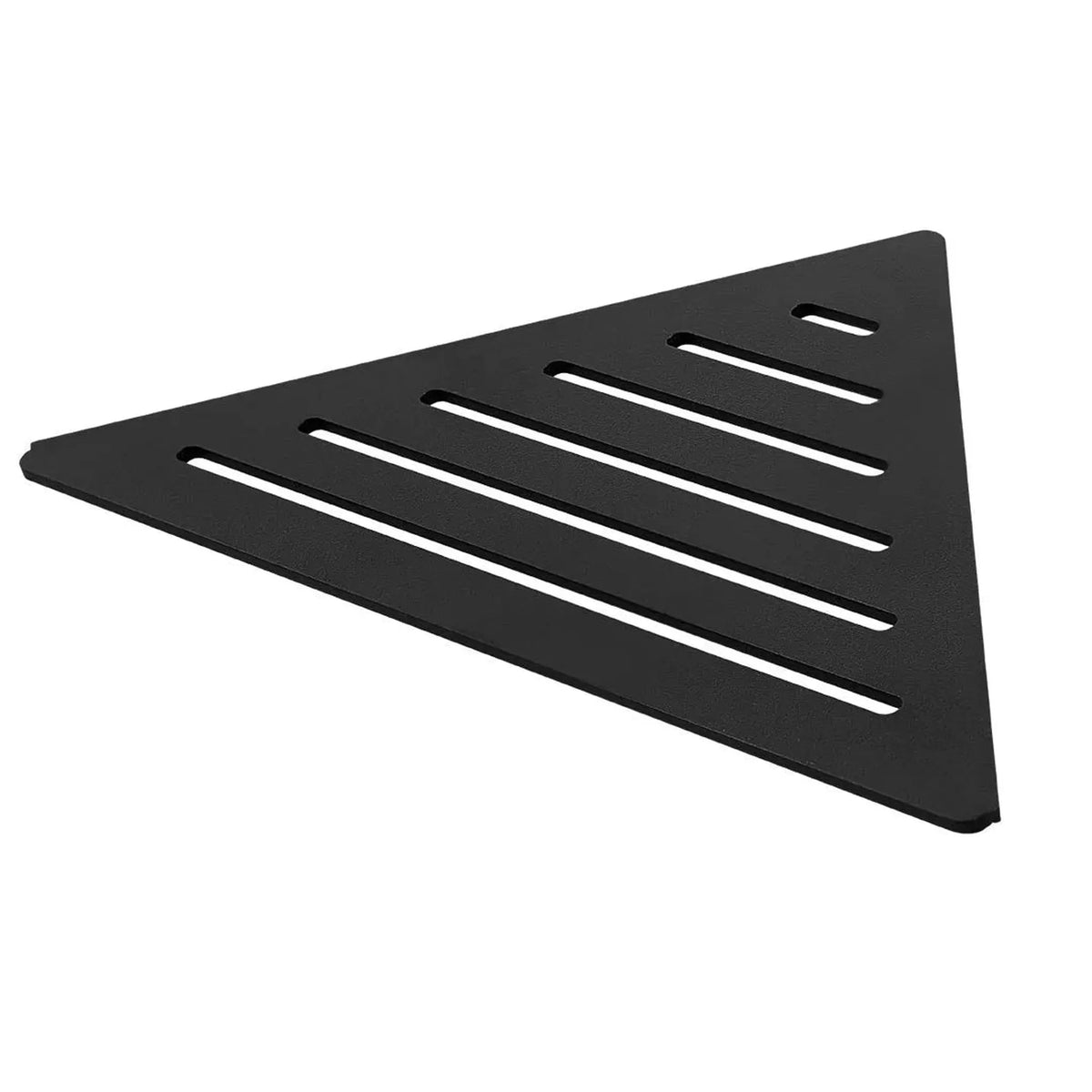 Tablette d'angle noire en aluminium au look LINE #FR0004296