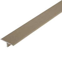 Profilé de transition en forme de T en aluminium anodisé titane 25 mm #FR0003148 #A0003148