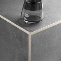 Ambience image of angle profiles forming an outside corner under tile coverings.