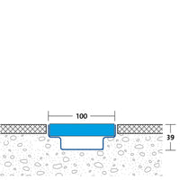 Dessin technique du caniveau de drainage DW 100 mm installé #FR0005121
#FR0005125