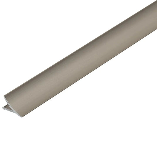Schmales, abgerundetes Wandanschlussprofil T-COVE Aluminium titan eloxiert mit matter Optik #A0002187
#A0002195
#A0002203
