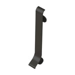 S-förmiger Verbinder Sockelleiste Aluminium schwarz matt mit Befestigungsclips und matter Optik #A0005092
#A0005097
