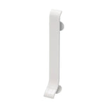 S-förmiger Verbinder Sockelleiste Aluminium weiß beschichtet mit Befestigungsclips und matter Optik #A0004273
#A0005104
