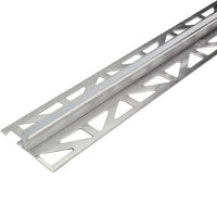 DURAL expansion joint profile made of stainless steel with grey EPDM insert, two legs with triangular punching and lower insert height #A0004643 #A0004644 #A0004645 #A0004635 #A0004636 #A0004637