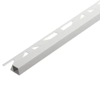 Detailaufnahme eines weißen DURAL Quadratprofils aus PVC mit Dreieckstanzung auf dem Auflageschenkel #A0004422
#A0004423
#A0004424
