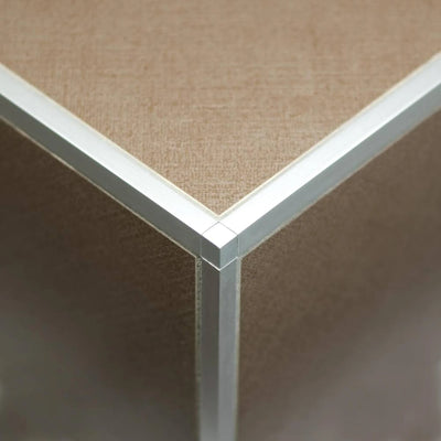 DURAL corners for brushed aluminium square edge tile trim silver – View 2